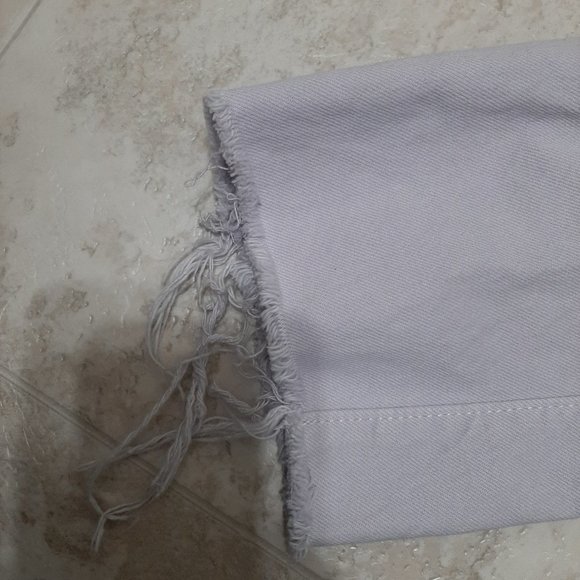 Levi's High Waisted cropped straight jeans in Lavender - Picture 4 of 8